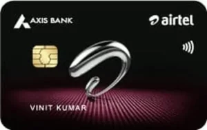 Airtel Axis Bank Credit Card Image