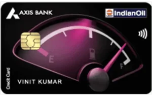 IndianOil Axis Bank Credit Card Image