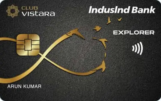 IndusInd Bank Club Vistara Explorer Credit Card Image