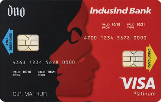 IndusInd Bank Duo Card Image