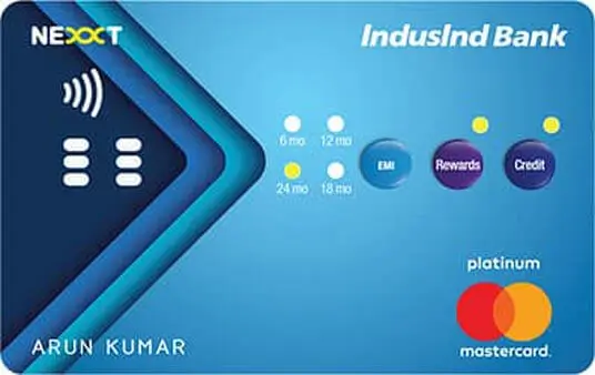 IndusInd Bank Nexxt Credit Card Image