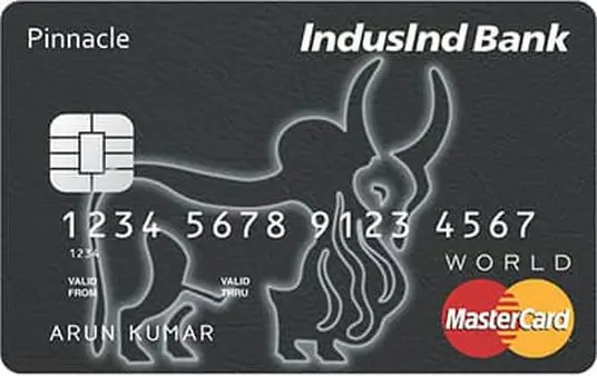 IndusInd Bank Pinnacle Credit Card Image