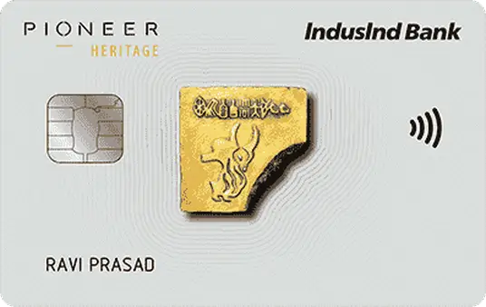 IndusInd Bank Pioneer Heritage Credit Card Image