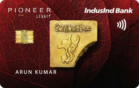 IndusInd Bank Pioneer Legacy Credit Card Image