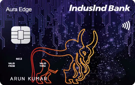 IndusInd Bank Platinum Aura Edge Government Sector Credit Card Image