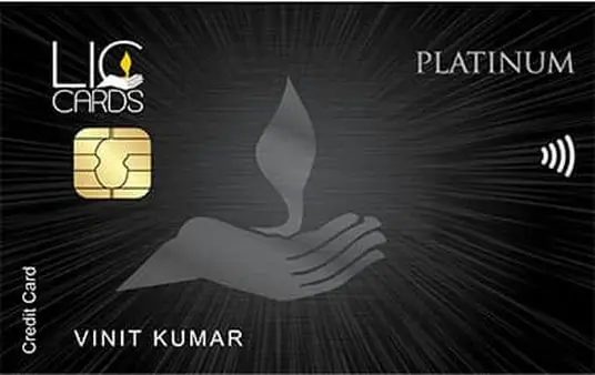 LIC Axis Bank Platinum Credit Card Image