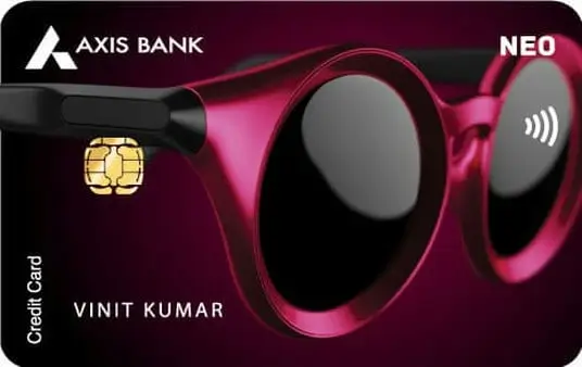 Neo Axis Bank Credit Card Image