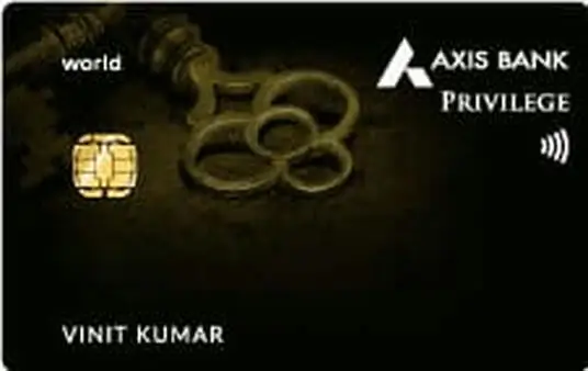 Privilege Axis Bank Credit Card Image