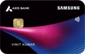 Samsung Axis Bank Infinite Credit Card Image