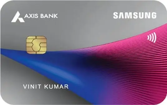 Samsung Axis Bank Signature Credit Card Image