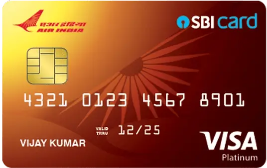 Air India SBI Platinum Card Image