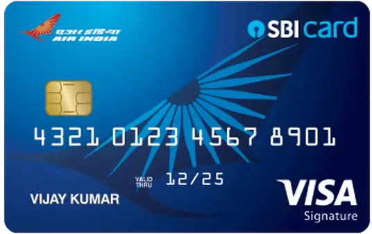 Air India SBI Signature Card Image