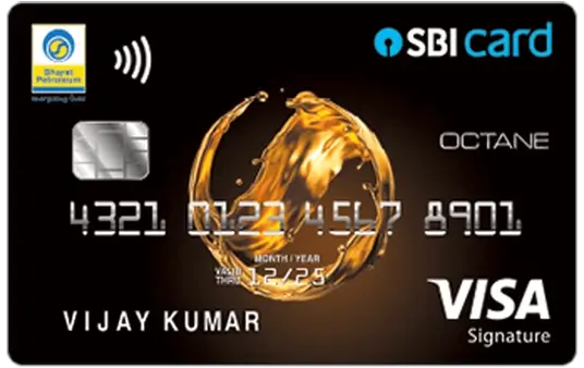 BPCL SBI Card Octane Image