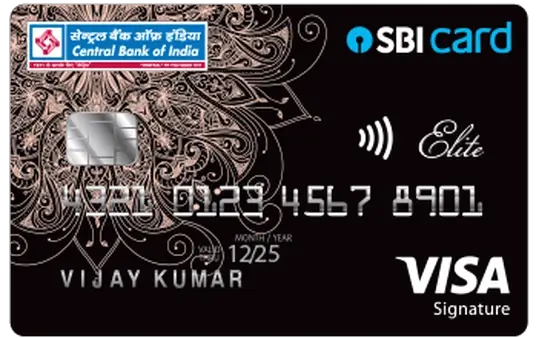 Central Bank of India SBI Credit Card Elite Image