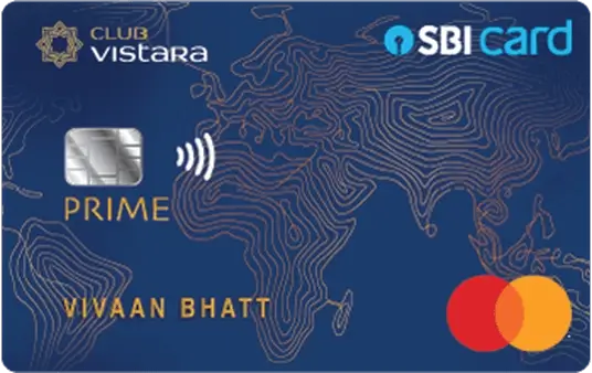 Club Vistara SBI Card Prime Image