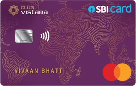 Club Vistara SBI Credit Card Image