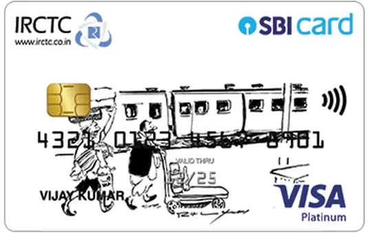 IRCTC SBI Platinum Card Image