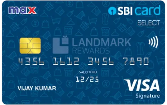 Max Landmark Group SBI Card Select Image