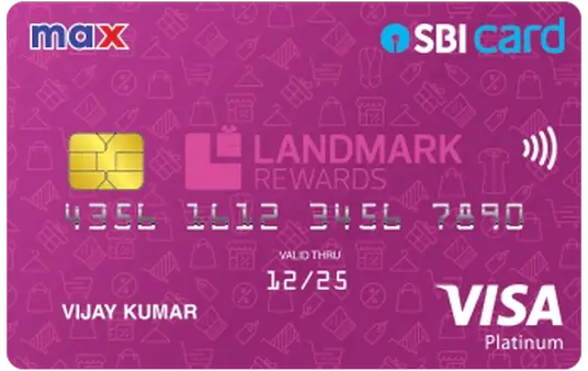 Max Landmark Group SBI Card Image