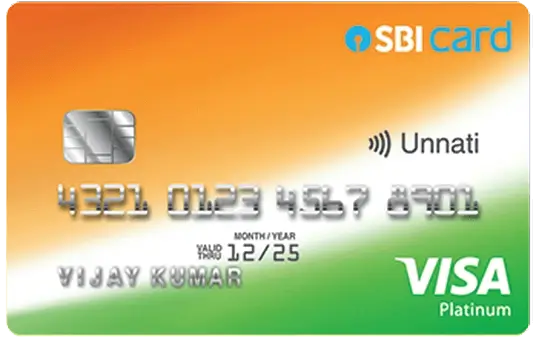 SBI Unnati Credit Card Image