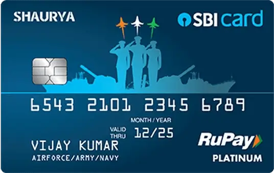 Shaurya SBI Card Image