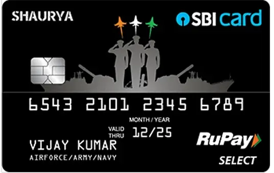 Shaurya Select SBI Card Image