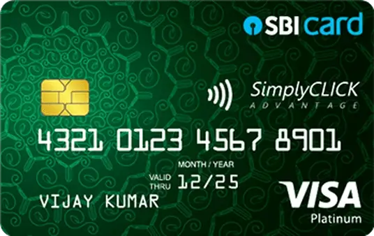 SimplyClick Advantage SBI Card Image