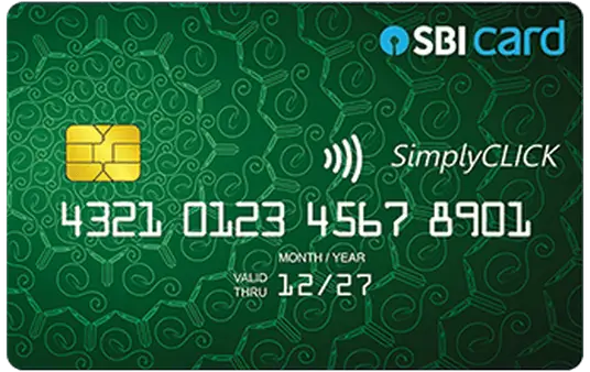 SimplyClick SBI Card Image