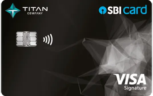 Titan SBI Card Visa Credit Card Image