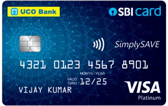 UCO Bank SimplySave SBI Card Image