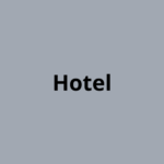 Hotel usage Credit cards category list