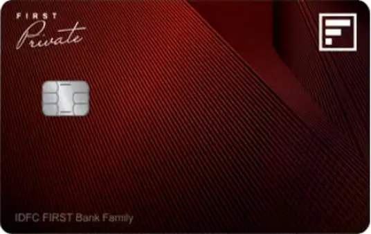 IDFC First Bank - Private Metal Credit Card Image