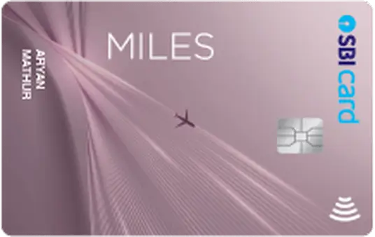 SBI Card Miles credit card